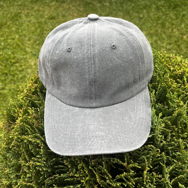 Grey Denim Hat